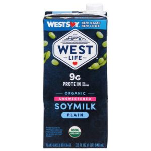 WestSoy Organic Soymilk Unsweetened Plain - 32 Fl. Oz.