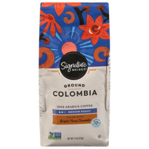 Signature SELECT Coffee Ground Medium Roast Colombia - 11 Oz