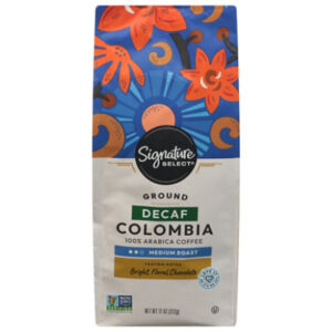Signature SELECT Coffee Ground Medium Roast Colombia Decaf - 11 Oz