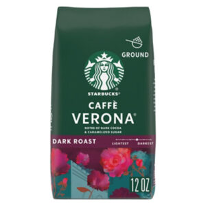 Starbucks Caffe Verona 100% Arabica Dark Roast Ground Coffee Bag - 12 Oz