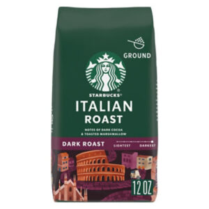 Starbucks Italian Roast 100% Arabica Dark Roast Ground Coffee Bag - 12 Oz