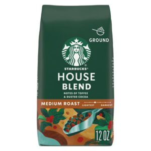 Starbucks House Blend 100% Arabica Medium Roast Ground Coffee Bag - 12 Oz