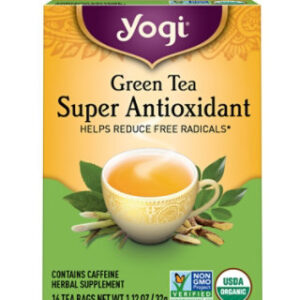 Yogi Herbal Supplement Tea Green Tea Super Antioxidant 16 Count - 1.12 Oz