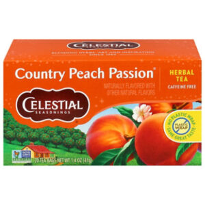 Celestial Seasonings Herbal Tea Bags Caffeine Free Country Peach Passion 20 Count - 1.4 Oz