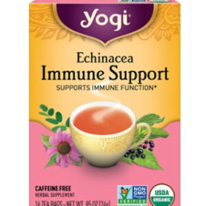 Yogi Herbal Supplement Tea Echinacea Immune Support 16 Count - 0.85 Oz