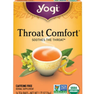 Yogi Herbal Supplement Tea Throat Comfort 16 Count - 1.27 Oz