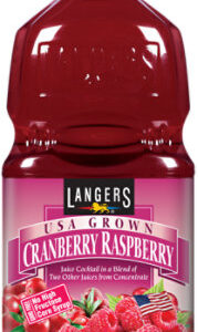 Langers Juice Cocktail Gold Medal Cranberry Raspberry - 64 Fl. Oz.