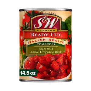 S&W Premium Ready-Cut Diced Italian Recipe Tomatoes - 14.5 Oz