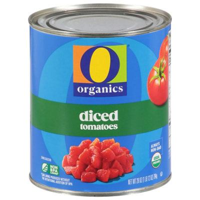 O Organics Tomatoes Diced In Tomato Juice - 28 Oz