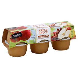 Signature SELECT Apple Sauce Cinnamon Cups - 6-4 Oz