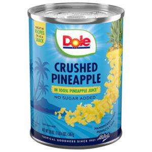 Dole Pineapple Crushed in 100% Pineapple Juice - 20 Oz