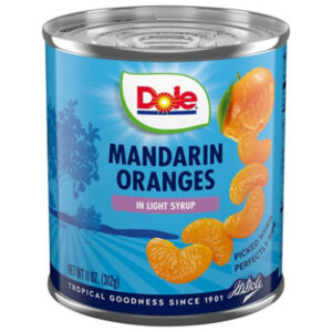 Dole Mandarin Oranges in Light Syrup - 11 Oz