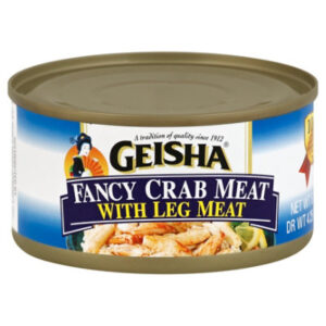 Geisha Crab Meat Fancy With Leg Meat - 6 Oz