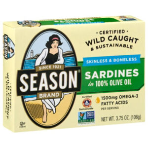 Season Sardines Skinless Boneless In Oil - 3.75 Oz