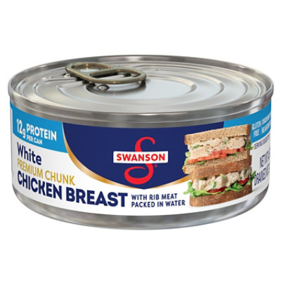 Swanson White Premium Chunk Canned Chicken Breast in Water - 4.5 Oz