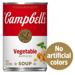 Campbell's Condensed Vegetable with Beef Stock Soup - 10.5 Oz