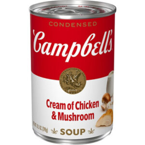 Campbell's Condensed Cream of Chicken and Mushroom Soup - 10.5 Oz