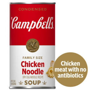 Campbell's Condensed Chicken Noodle Soup Dry Egg Noodle Recipe - 22.4 Oz