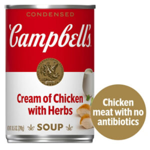 Campbell's Condensed Cream of Chicken Soup With Herbs - 10.5 Oz