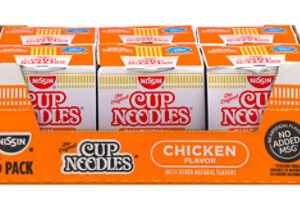 Nissin Cup Noodles Ramen Noodle Soup Chicken Flavor - 6-2.25 Oz
