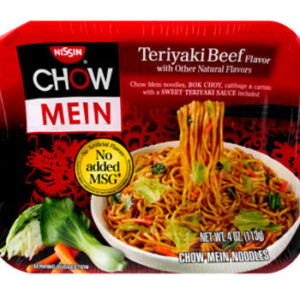 Nissin Chow Mein Noodle Premium Teriyaki Beef Flavor - 4 Oz