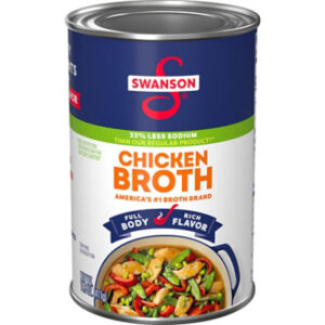 Swanson Natural Goodness 100% Natural - 33% Less Sodium Chicken Broth - 14.5 Oz