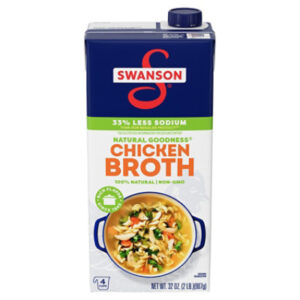 Swanson Natural Goodness Lower Sodium Chicken Broth - 32 Oz