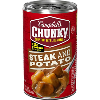 Campbell's Chunky Steak and Potato Soup - 18.8 Oz