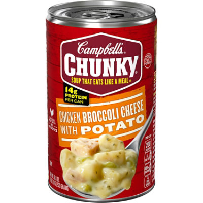Campbell's Chunky Chicken Broccoli Cheese Soup - 18.8 Oz