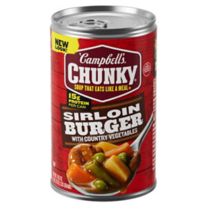 Campbell's Chunky Sirloin Burger With Country Vegetable Beef Soup - 18.8 Oz