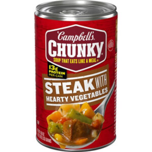 Campbell's Chunky Steak With Hearty Vegetables Soup - 18.8 Oz