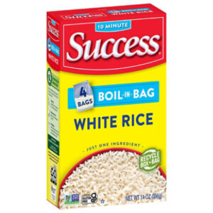 Success Boil In Bag White Rice In Box - 14 Oz