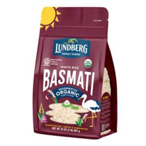 Lundberg Family Farms Regenerative Organic Certified California White Basmati Rice - 32 Oz
