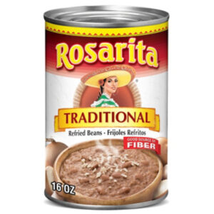 Rosarita Traditional Refried Beans - 16 Oz