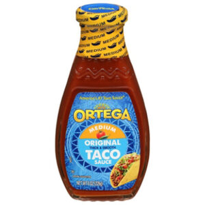 Ortega Taco Sauce Thick & Smooth Original Medium Bottle - 8 Oz