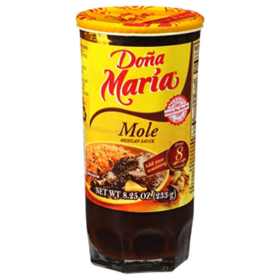 DONA MARIA Sauce Mexican Mole Jar - 8.25 Oz