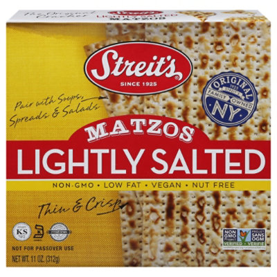 Streits Salted Matzo - 11 Oz