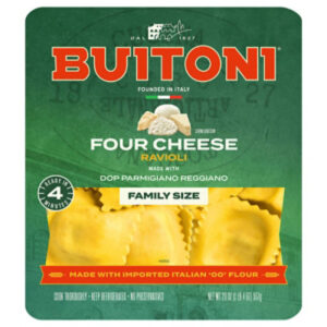 Buitoni Refrigerated Four Cheese Ravioli Pasta Family Size - 20 Oz
