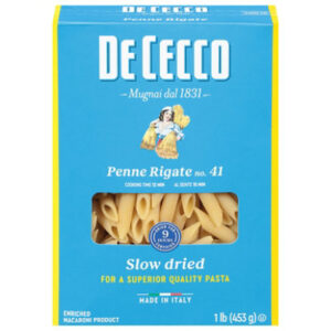 De Cecco Pasta No. 41 Penne Rigate Box - 1 Lb