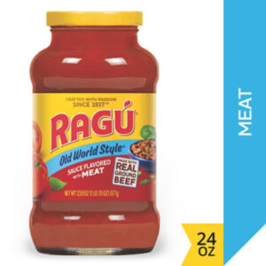 Ragu Old World Style Sauce Flavored with Meat - 23.9 Oz