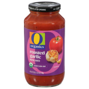 O Organics Pasta Sauce Roasted Garlic - 25 Oz