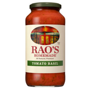 Raos Homemade Sauce Marinara with Fresh Basil Tomato Basil Jar - 24 Oz
