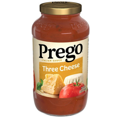 Prego Three Cheese Pasta Sauce - 24 Oz