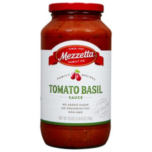 Mezzetta Napa Valley Bistro Pasta Sauce Tomato Basil Jar - 25 Oz
