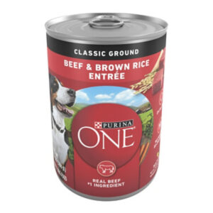Purina ONE Classic Ground Beef And Brown Rice Wet Dog Food - 13 Oz