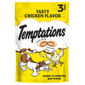 Temptations Classic Tasty Chicken Flavor Crunchy and Soft Adult Cat Treats - 3 Oz