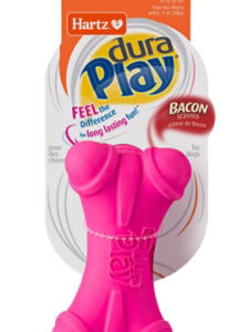 Hartz Dura Play Dog Toy Bone Bacon Scented Medium - Each