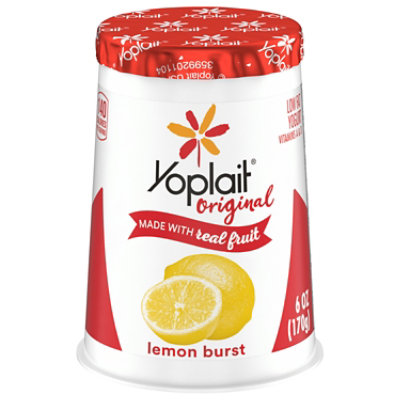 Yoplait Original Yogurt Low Fat Lemon Burst - 6 Oz