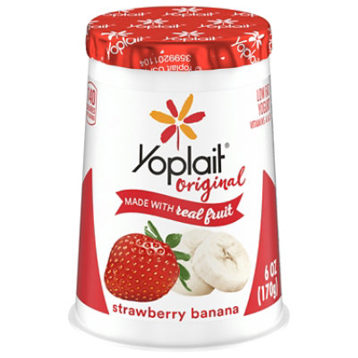 Yoplait Original Yogurt Strawberry Banana - 6 Oz