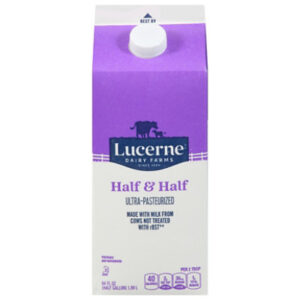 Lucerne Half & Half Ultra-Pasteurized Grade A - 64 Fl. Oz.